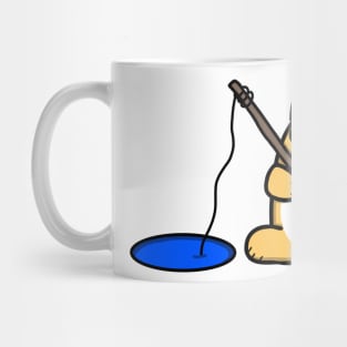 Gone Fishin’ Cat (Small Print) Mug